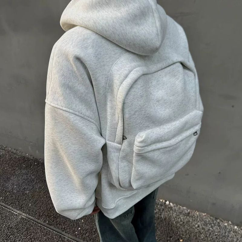 هودي ثلاثي الأبعاد بتصميم حقيبة ظهر – ستايل مميز ولا أروع